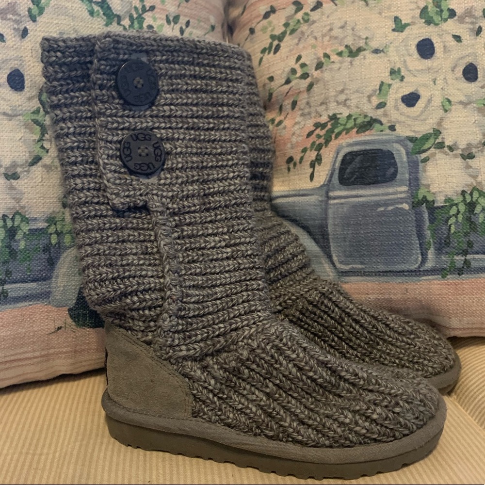 Ugg Cardi II sweater boots. Size 13. Lightly worn